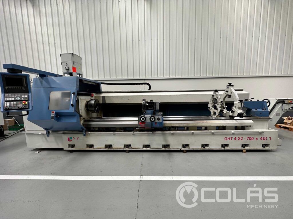 Torno CNC GEMINIS GHT 4 G2 700 x 4000 mm . de segunda mano en venta en Maquinaria Colas